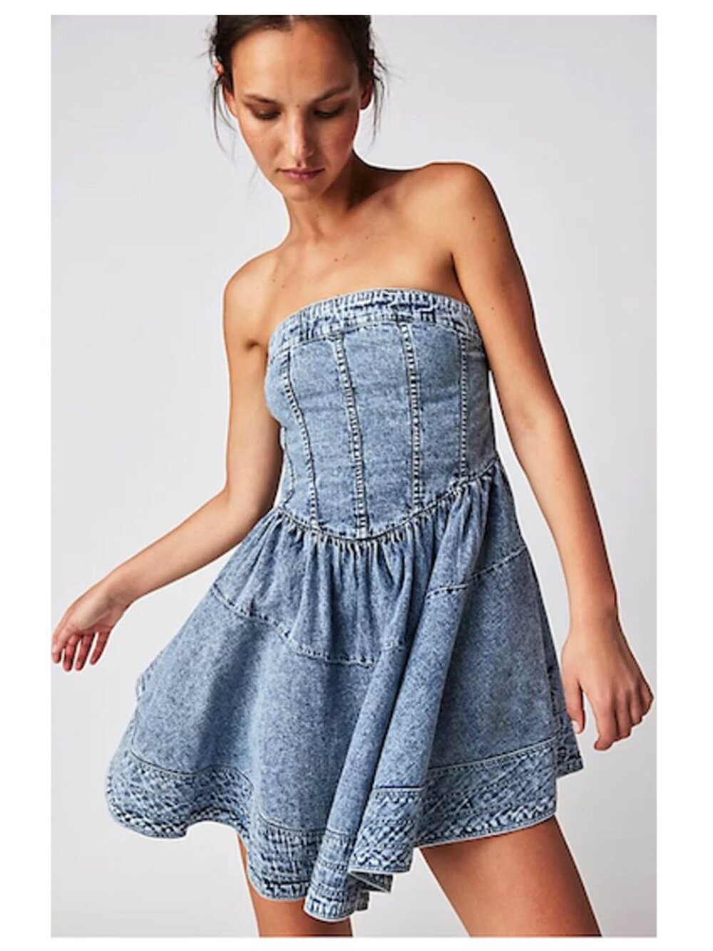 Free People Candace Corset Mini Dress